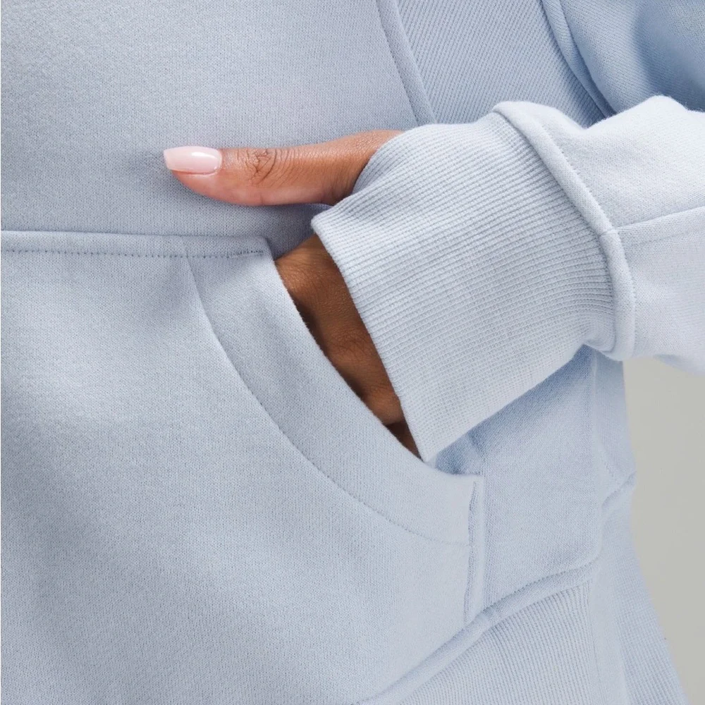 NWT Lululemon Scuba Oversized Full Zip Blue Linen Size M/L - Picture 10 of 12